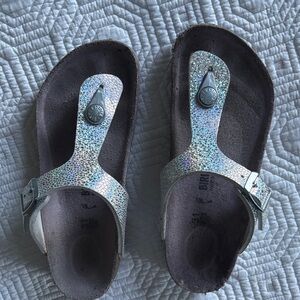 Birkenstock Kids Sandals - Silver Glitter